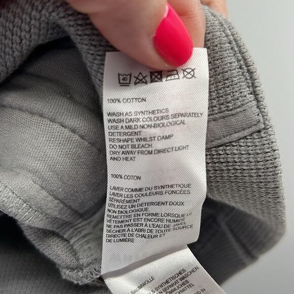 Whistles Women's Knit Two Button Blazer - Gray - 6 - Picture 6 of 8